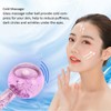 Glass Cooling Massage Ball Reduce Swelling Promote Circulation Cold Compress