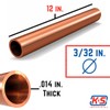 K&S Precision Metals Round Copper Tube 8118 – 3/32" OD