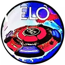 ELO ELECTRIC LIGHT ORCHESTRA SET OF THREE  BRACELET  NECKLACE  PIN