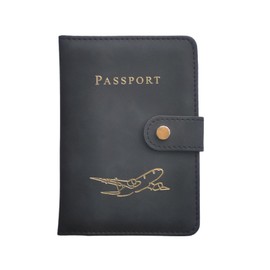 Passport Holder with Multiple Card Slots,RFID-Blocking Passport Cover,Stylish Unisex Design for Men & Women,Ideal Gift for Frequent Flyers (Passport+Boarding Pass+Vaccine Card)(BLACK)