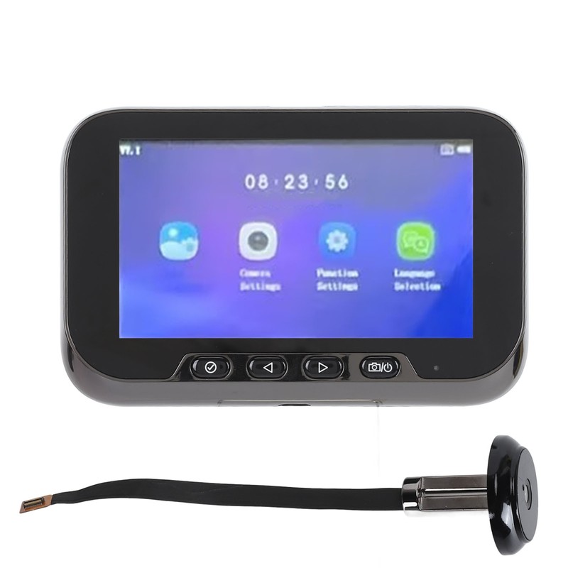 Visual Doorbell Camera with 4.5 Inch Screen Motion Detection 1080P