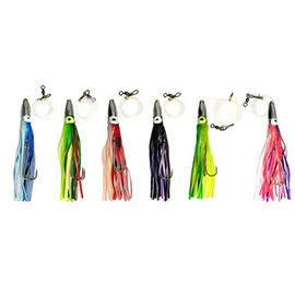 7" Bullet Jet Head Lures – 6 Pcs