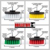 Drill Brush Attachment Power Scrubber Brush Set - 4in 4