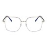 Shiratori Classic woman's metal big face nerd glasses frame Clear