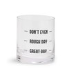 Two's Company "Don't Even" Double Old Fashion Glass In Gift