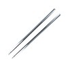 2Pcs Chrome Rear Left and Right Side Bumper Fascia Molding