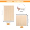 Wooden Panels for Crafts, Pack of 12, Plywood Board, 1.5