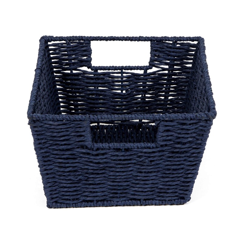 Compactor Etna Woven Storage Basket, Navy Blue