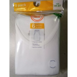 Wonder Nation Tank TOP  TODDLER A SHIRT 6 pack size 4T- 5T. Summer shirts