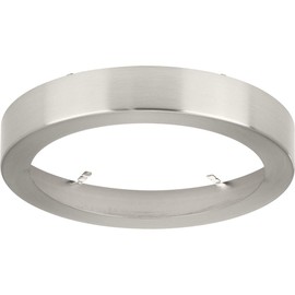 Progress Lighting Everlume Collection Brushed Nickel 7" Edgelit Round Trim Ring