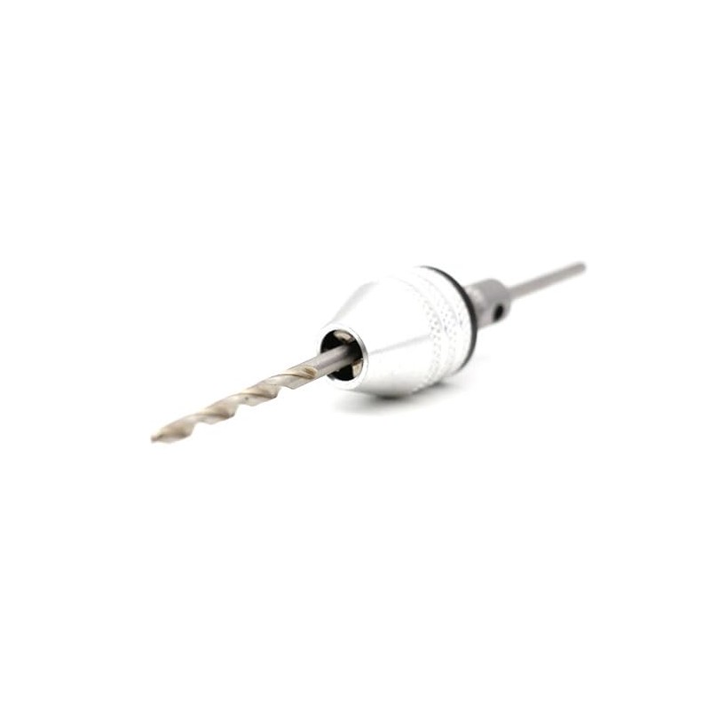 Driak Keyless Drill Chuck Collet Conversion Adapter 2.35mm Shaft Capacity