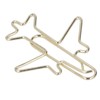 100Pcs Paper Clips Gold Cute Unique Shape Electroplating Process Lightweight