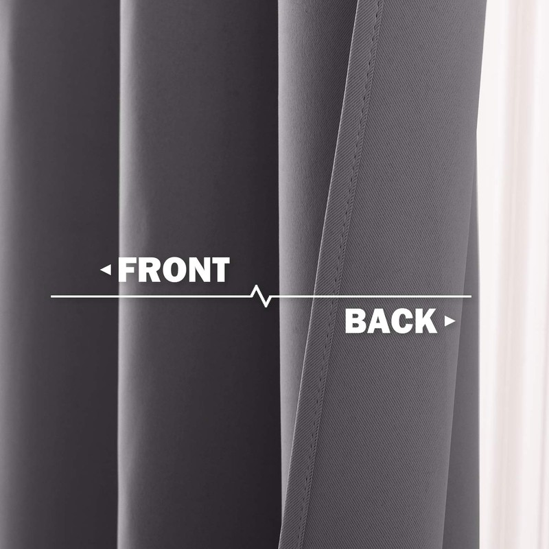 NICETOWN Blackout Kitchen Window Curtains - Thermal Insulated Blackout Grommet-Top