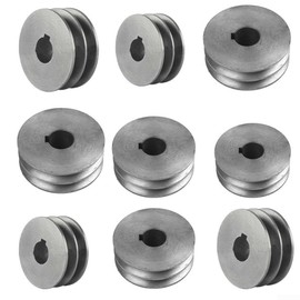 V-belt pulley, type A, double slot pulley, motor, cast iron, diameter power tool accessories, 72 x 31 x 24 mm, suitable for one type V-belt, timing belt (50 x 31 x 19 mm)