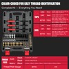 MAXMAN 61Pcs Thread Chaser Set, Thread Restorer Kit & Rethread