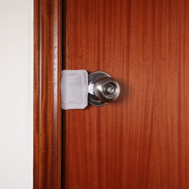 Door Silencer Door Jammer Door Closer Cushion Nursery Door Silencer Door Latch Cover 3 Pack for Noise Reducing Quiet Doors Baby Toddler Safety 3.25 x 5.5 Inch (6 Pack Grey)