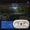LED Front Overhead Console with Dome Map Light & Sunroof