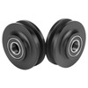 Sliding Door Rollers Floor Guide Black Sliding Door Fitting Pack