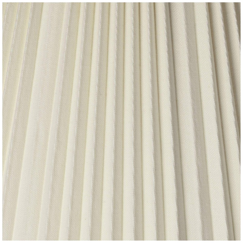 Eggshell Pleated Large Empire Lamp Shade 9" Top x 17"