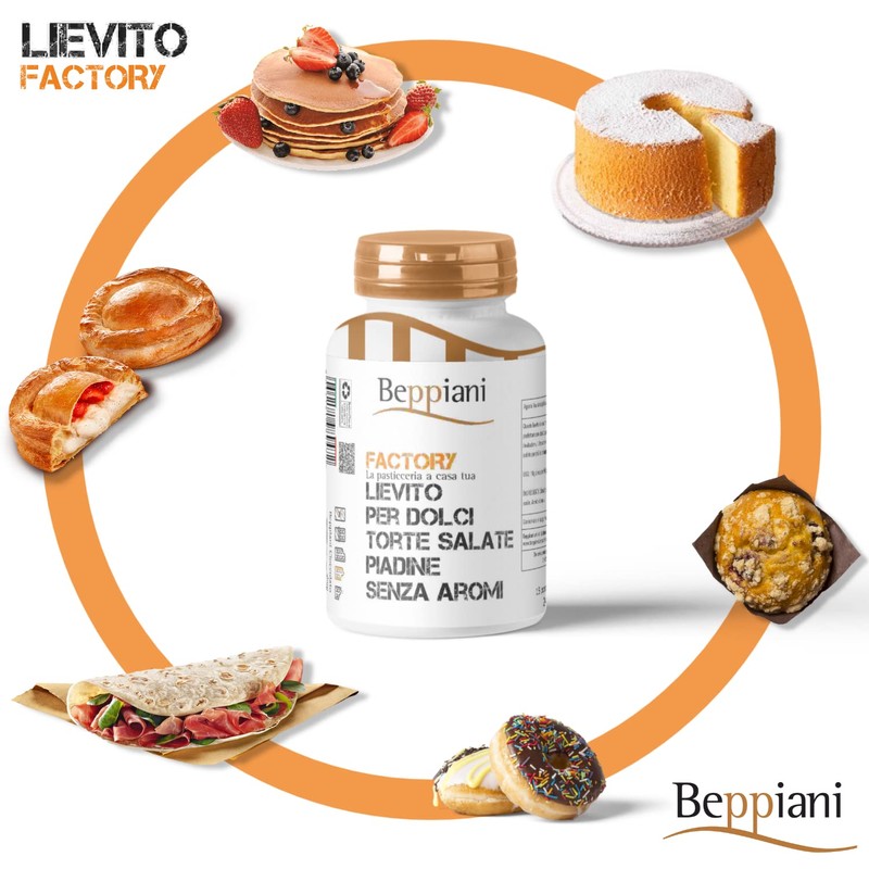 Beppiani ‍ Lievito in polvere 240g professionale istantaneo (1)