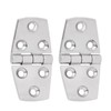 SMART MARINE 2Pcs Deck Door Hinges 3'x1.5'(76mm X 38mm) 316