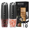 2Pcs Gravity Electric Salt and Pepper Grinder Set, USB-C rechargeable