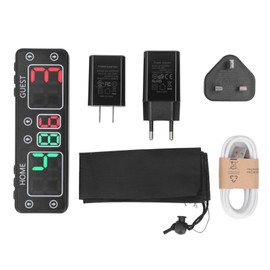 Portable LED Digital Score Keeper 6 Digits Magnetic Battery Powered Scoreboard with Countdown Timer 100‑240V US Plug