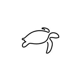 Schildkröte - Forever Never® | Temporäre Tattoos für Erwachsene - Hält bis zu 2 Wochen | vegan, wasserfest, EU-zertifiziert