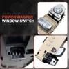 BELGEMAY Driver Power Window Switch (Black/Beige/Brown Base) - Fits Mercedes