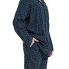 kolipajam Men's 100% Cotton Flannel Pajama Set Yarn Dyed Cozy