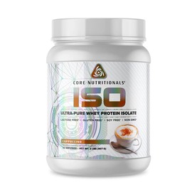 Core Nutritionals Core Nutritionals ISO, 100% Micro Filtered, Zero Artificial Fillers, 25g Whey Protein Isolate, 32 Servings (Cappucino)