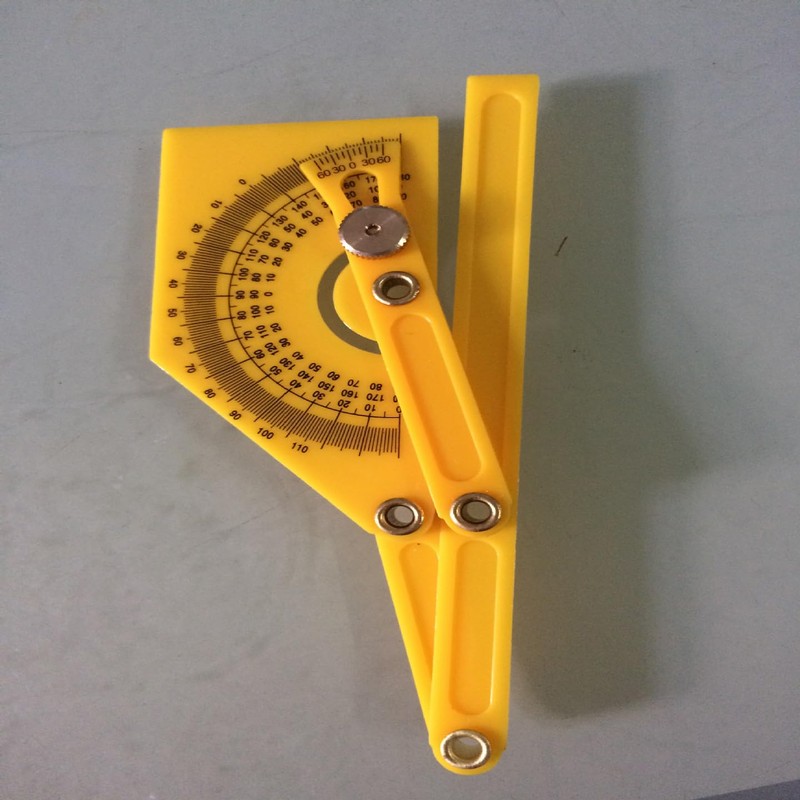 180 Degree Protractor Tool, Angle Finder Ruler, Arm Protractor Goniometer