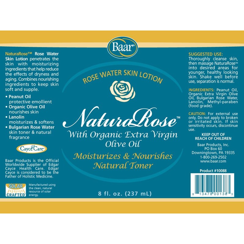 Baar NaturaRose, 8 Oz