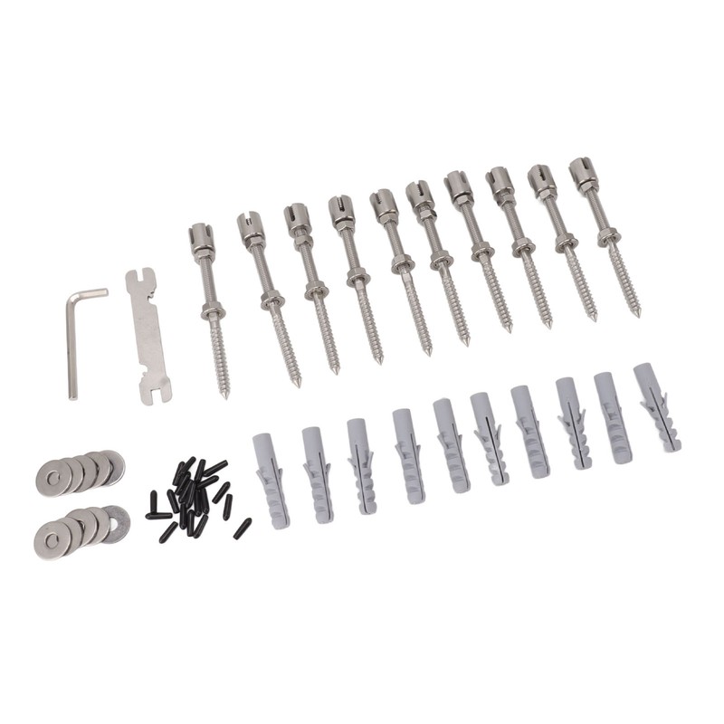 Wire Trellis Stainless Steel Modern Flexible Layout Invisible Strong Load