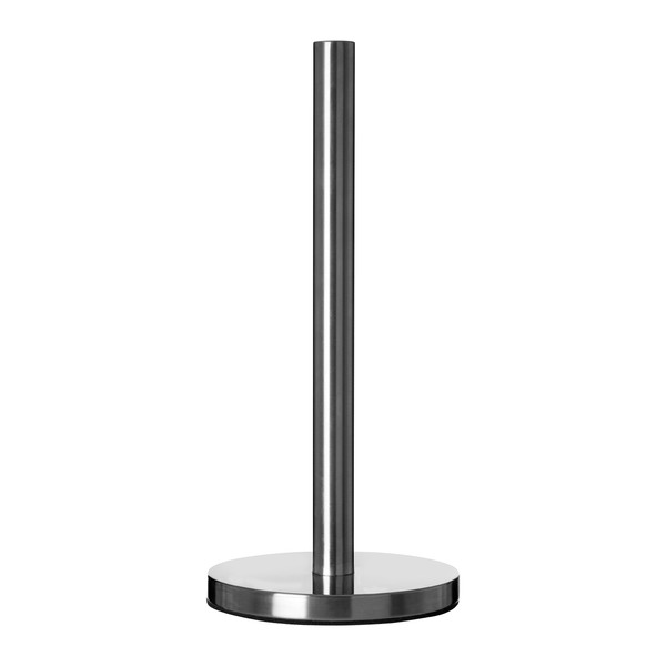 Premier Housewares 511187 Brushed Sleek Kitchen Roll Holder Free Standing