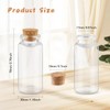 24 Pcs 30ml/1oz Glass Bottles Transparent Mini Glass Vials Empty