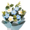 Fenteer Crochet Flower Bouquet Already Made Hand Woven Bouquet Mother