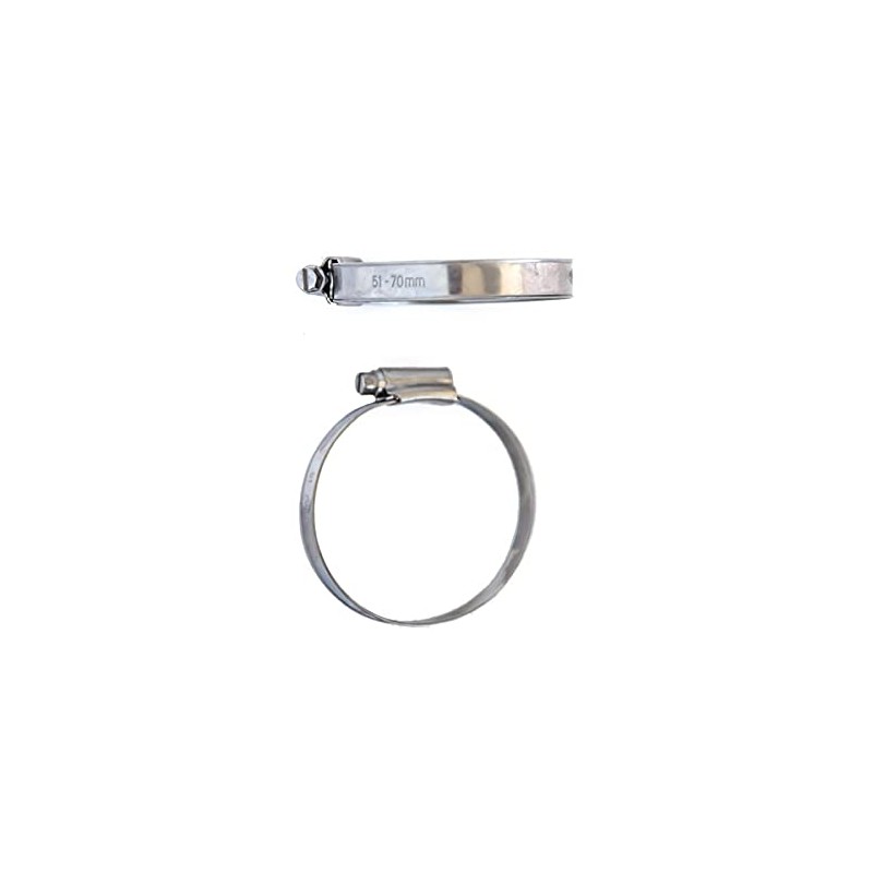 Pisces 5 Pack - 51-70mm Stainless Jubilee Clips to Fit
