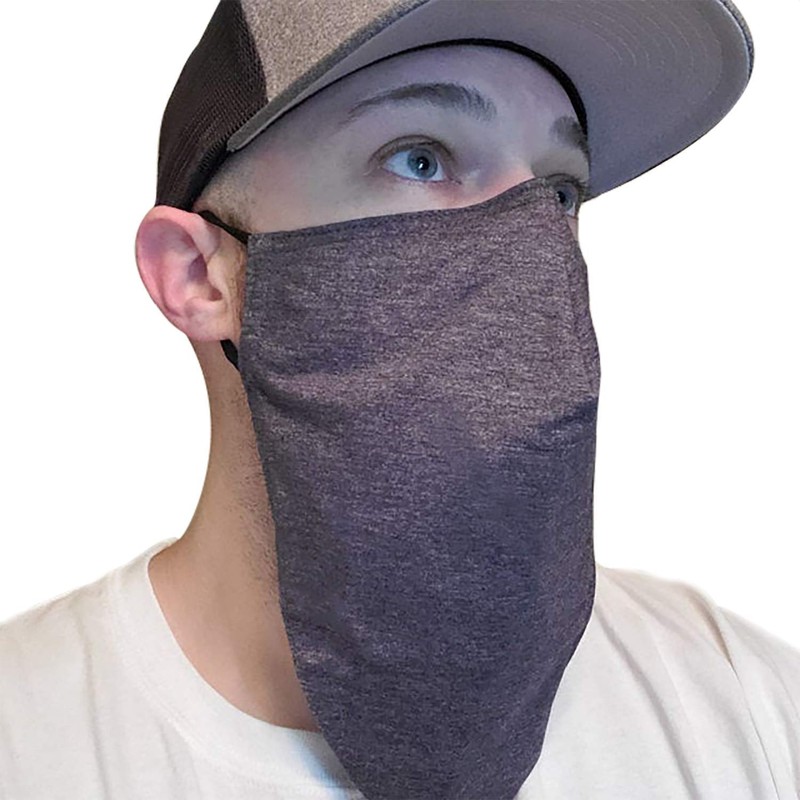 Men Large Beard Mask, Face Mask for Bearded Men, Reusable