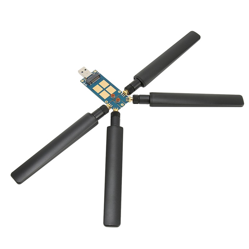 5G DONGLE Expansion Board 4 Antennas Aluminum Alloy ABS USB3.1