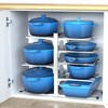 ORDORA 8-Tier Pots and Pans Organizer under Cabinet, Kitchen Cabinet