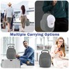 Anguu Hat Travel Case, Hard Hat Carrier Organizer with Clip