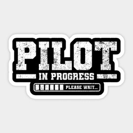 Future Pilot Student Pilot Aviation Vintage Sticker Decal for Wall, Laptop, Cell, Truck Sticker for Windows, Cars, Trucks 5" Inch
