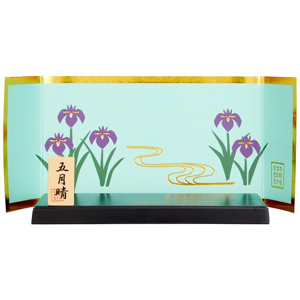 Deco Corporation ZTS-51011 Combre Concombre Iris Pedestal Set, Approx. 5.2