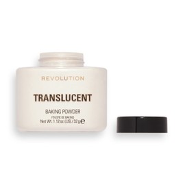 Revolution Beauty London, Loose Baking Powder, Prolongs Makeup Wear, Setting Translucent, For All Skin tones, 32g
