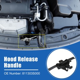 ACROPIX Car Hood Latch Front Hood Latch Assembly Fit for Hyundai Sonata 2011-2014 No.811303S000 - Pack of 1