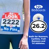 BibBoards bibSNAPS Race Bib Clips - Safety Lock Fasteners -
