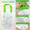 BATINO Pack of 12 Fabric Bags for Painting, Fabric Bags