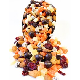 NY SPICE SHOP Cool Brew Espresso Trail Mix with Mixed Nuts - Dried Fruit Healthy Snacks for Adults and Kids - Nut Snack Packs - 1 Pound