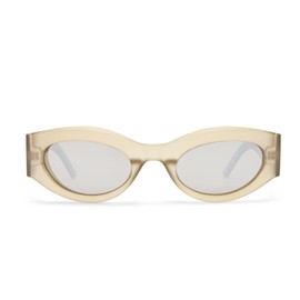 Le Specs Women's Body Bumpin II Sunglasses, Matte Olive Leaf, Tan, One Size